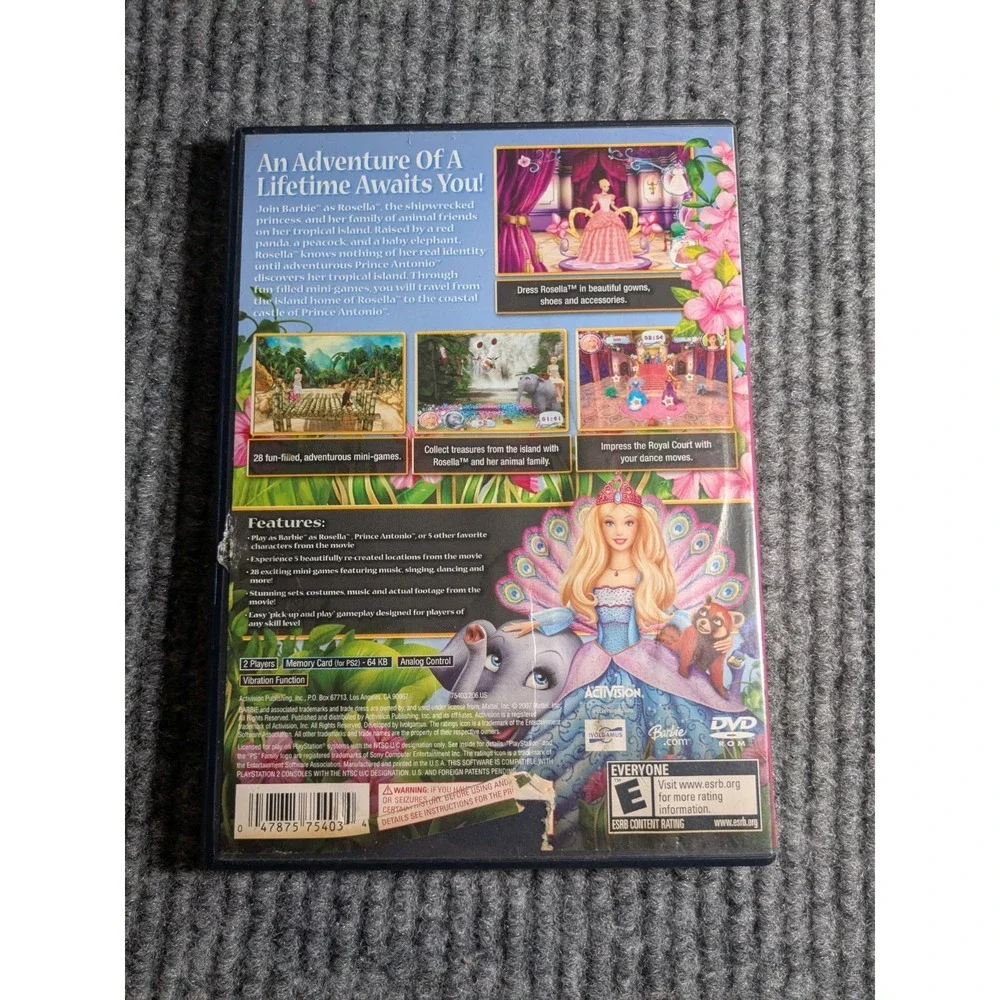 PlayStation 2 Barbie As The Island Princess‎ Game